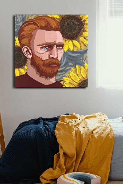 Evinemoda Van Gogh Jednodijelni kvadratni platno - Slika na platnu