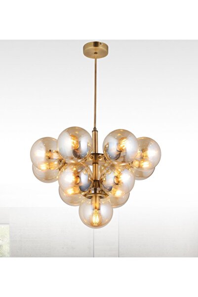 RONİSU AYDINLATMA Özüm 13'Lü Camlı Avize