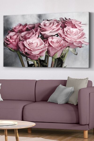 Evinemoda Çiçekler Kanvas - Canvas Tablo