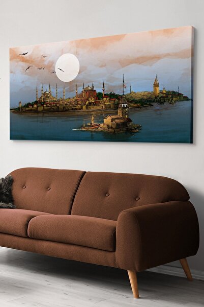 Evinemoda Istanbul Manzaralı Kanvas-canvas Tablo