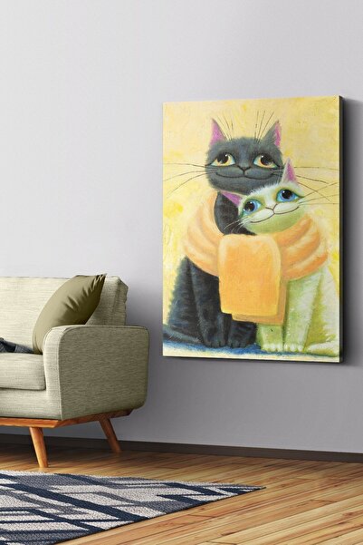 Evinemoda mačka ler platno - Slika na platnu