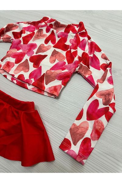 Pukka Boz Aras&Wind Baby Kids Heart Swimsuit