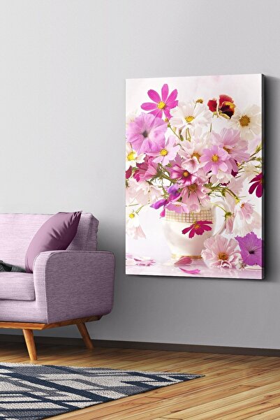 Evinemoda Šareno cvetno platno - Slika na platnu
