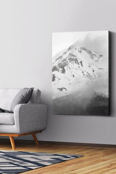 Evinemoda Καμβάς Snowy Mountains - Πίνακας σε καμβά