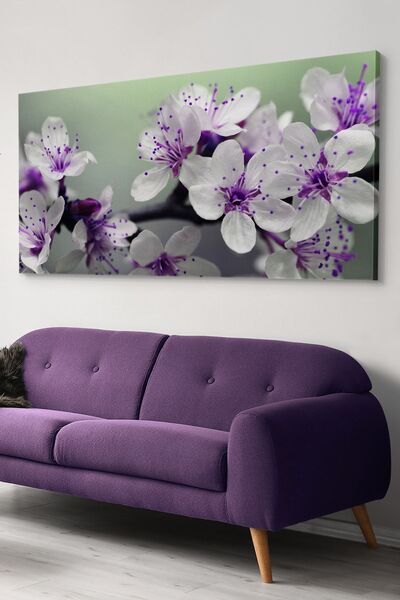 Evinemoda Pictură pe pânză dintr-o singură bucată cu flori