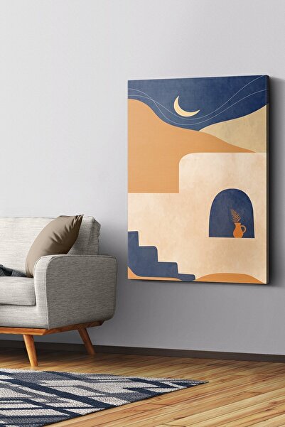 Evinemoda Apstraktna umetnost Mesečev platno - Slika na platnu