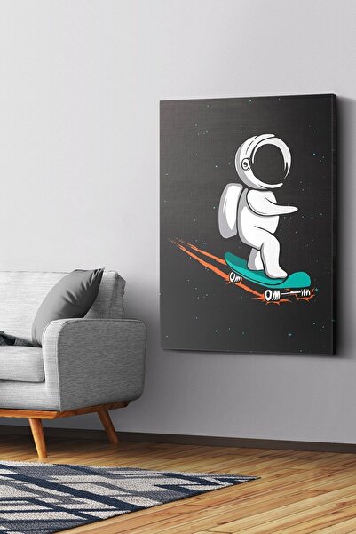 Evinemoda Astronaut sa skejtbordom na platnu - Slika na platnu