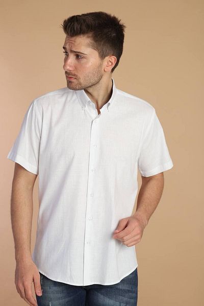 PASSERO Lycra Men's Shirt - Slim Fit, Short Sleeve, Filafil