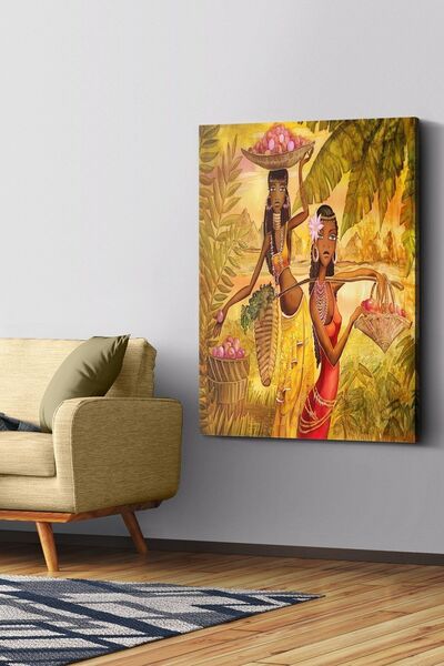 Evinemoda Egzotične žene na platnu - Slika na platnu