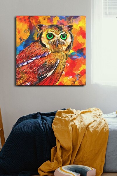 Evinemoda Бухал One Piece Square Canvas - Картина на платно