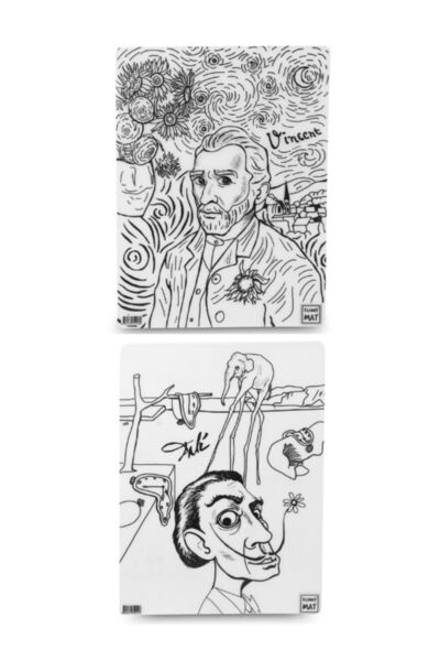 Akademi Çocuk - Funny Mat Akademi Çocuk-Funny Mat - Vincent van Gogh & Salvad...