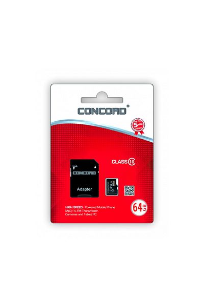 Concord 64gb SD Memory Card - TF Card and SD Adapter