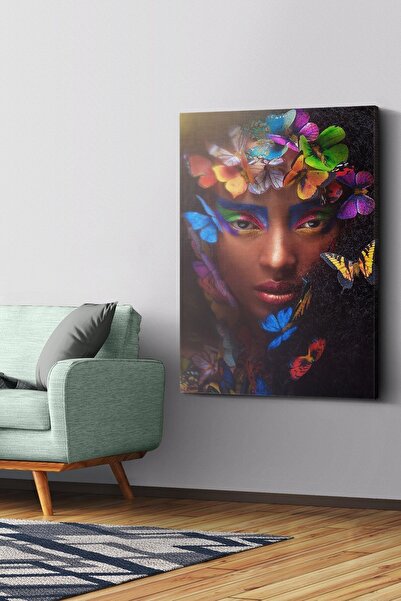 Evinemoda Žene u leptirima na platnu - Slika na platnu