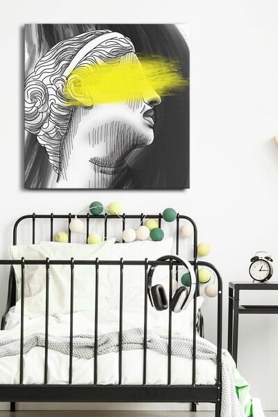 Evinemoda Skulptura Umjetnička Jednodijelna Kvadratna Platna - Slika na Platnu