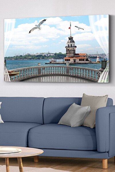 Evinemoda Kız Kulesi Kanvas - Canvas Tablo