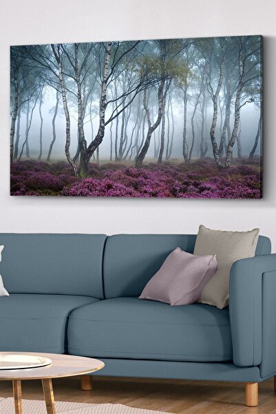 Evinemoda Ljubičasta cvetna šuma na platnu - Slika na platnu