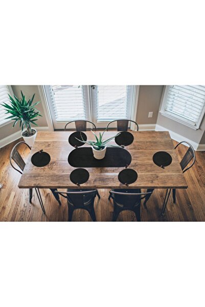 FABRİCART HALI Dekoratif Salyangoz Jüt Dokuma Supla Amerikan Servisi Siyah