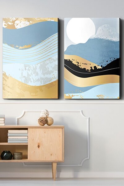 Evinemoda 45x65 cm Pânză pentru Desen Digital 2 Piese - Pânză pentru Pictură