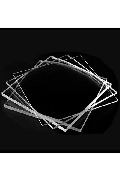 ipeksi pleksi 0.50 MM TRANSPARENT PET-G SHEET 30 X 30 DOUBLE SIDED PROTECTED
