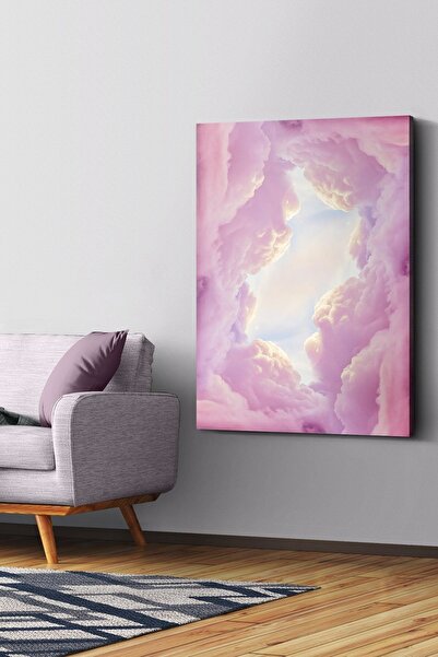 Evinemoda Roze oblaci na platnu - Slika na platnu