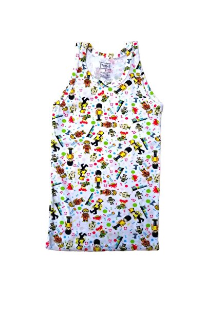 trenddünya Tutku 3-Piece Boy Colorful Cotton Undershirt