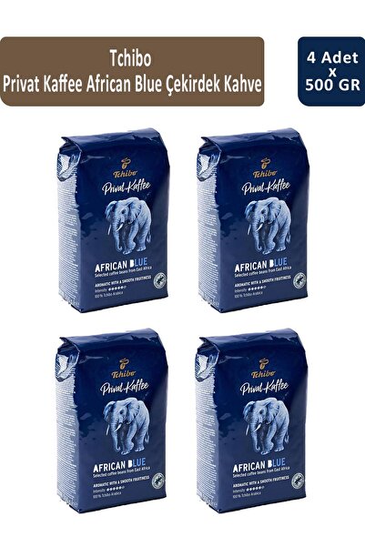 Tchibo Privat African Blue Filtre Kahve 500 gr x 4 Adet