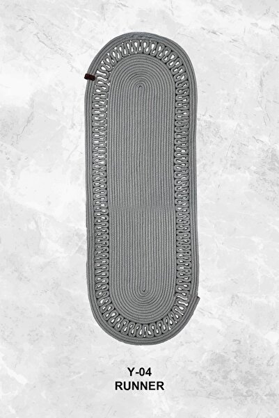 FABRİCART HALI Сірий хвилястий декоративний джутовий бігунок - американський ...