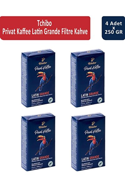 Tchibo Privat Latin Grande Filtre Kahve 250 gr x 4 Adet