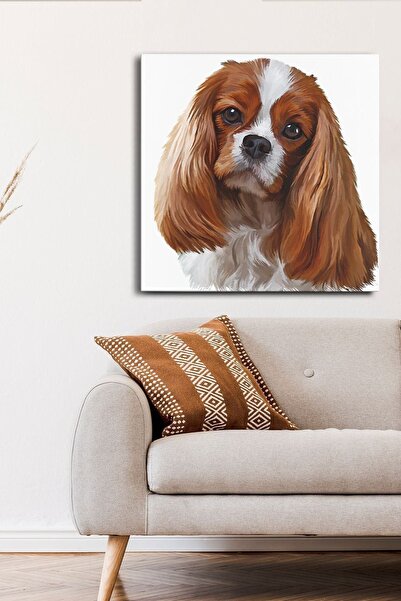 Evinemoda Portret psa, jednodijelno kvadratno platno - Slika na platnu