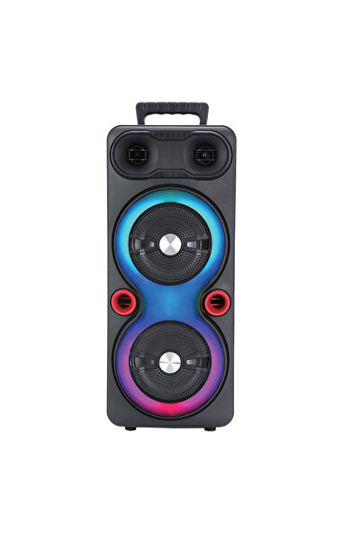 Piranha 7889 Kablosuz PartyBox RGB Bluetooth Kule Hoparlör / USB & TF Kart & Mikrofon & 3.5mm AUX Girişi