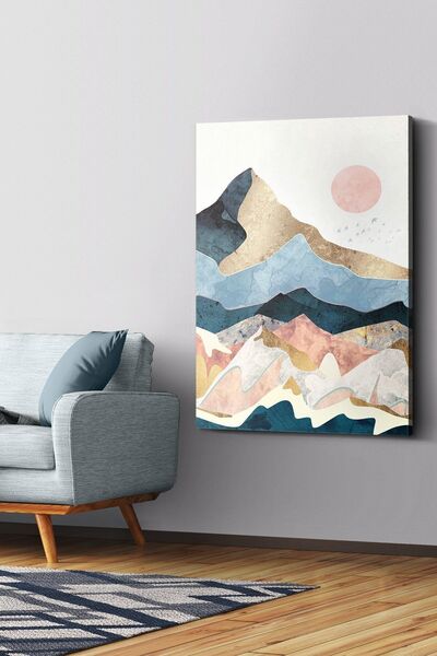 Evinemoda Apstraktne planine na platnu - Slika na platnu