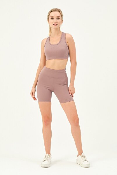 ZICCHO Κολάν ποδηλασίας με ψηλή μέση Powder κοτλέ