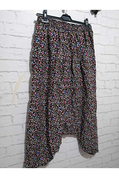 anne moda ankara Küçük beden Dokuma viskon kumaş uzun ağlı şalvar