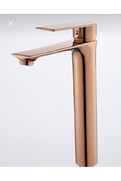 İSAOĞLU YAPI High Model Copper Bowl Sink - Bron Faucet and Mixer