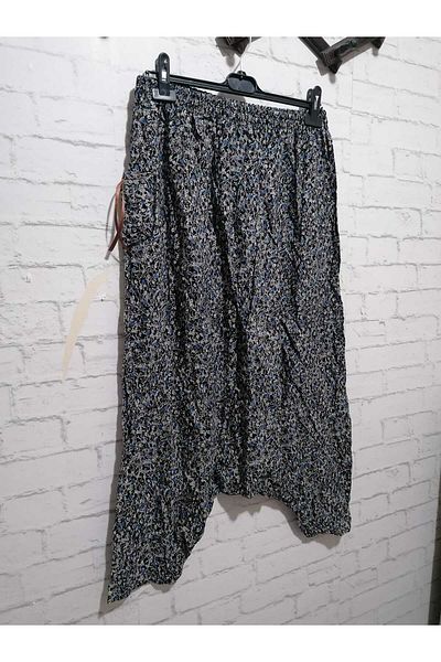 anne moda ankara Shalwar de viscoză de dimensiuni mici cu plasă lungă