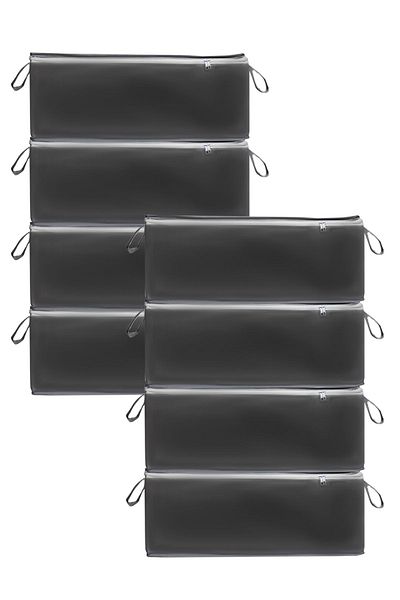 Nanteks 8 Pieces Flat Large Size Gray Underfloor Storage Bag 60X40X22