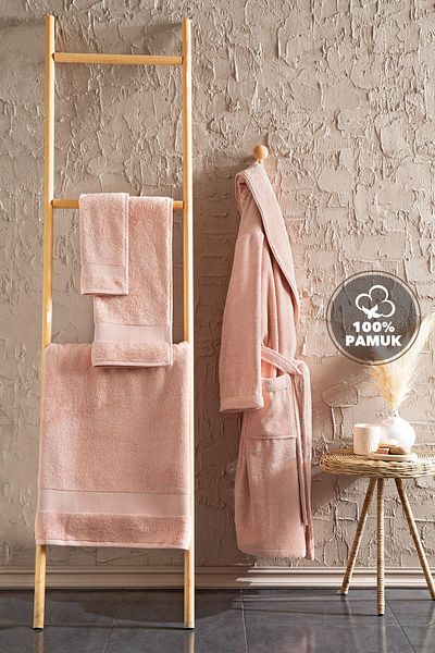 Yataş Essentials Bathrobe - Powder