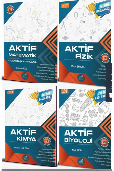 Apotemi Yayınları 9,10,11 Apotemi Aktif  (TYT )(Ayt )Matematik Fizik Kimya Ty...