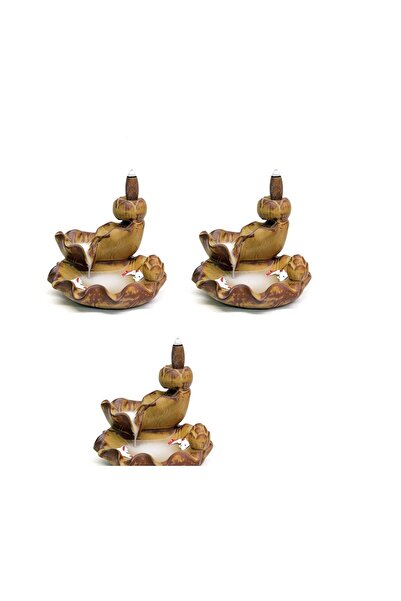 MYKHEDİYE Şelale Çaydanlık Ters Tütsülük Geri Akış Şelale Buhurdanlık Tütsülü...