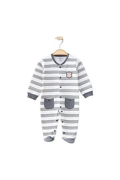 Aziz Bebe Ecru Baby Jumpsuit - 6847 Model