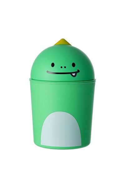 Miniso Mini Family Lisanslı Kapaklı Masaüstü Çöp Kovası - Minisau