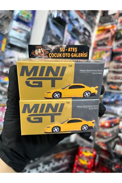 mini gt NİSSAN Silvia Rocet bunny yellov 1.64 #mınıgt #hobi #koleksiyon