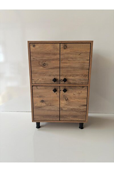 ÇAKICI YAPI MOBİLYA ATLANTİK ÇAM ÇOK AMAÇLI 4 KAPAKLI DOLAP