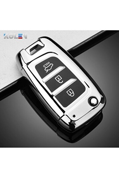 YıldızTuning Ασημένια θήκη κλειδιού Hyundai I20n N-line