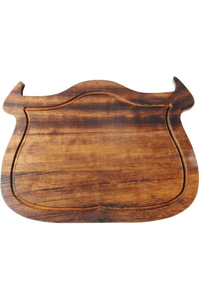 Kumsal Mutfak Groovy Iroko Steak - Wood Color