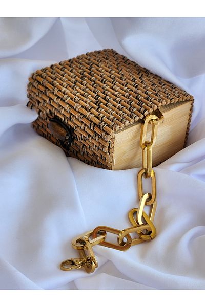 Eva Takı Steel Chain Bracelet - Imprint Model