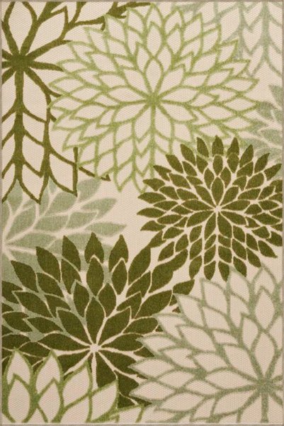 Rugs Modern Halı Green Snowflake Color Woven Base Washable Carpet Miravip8324