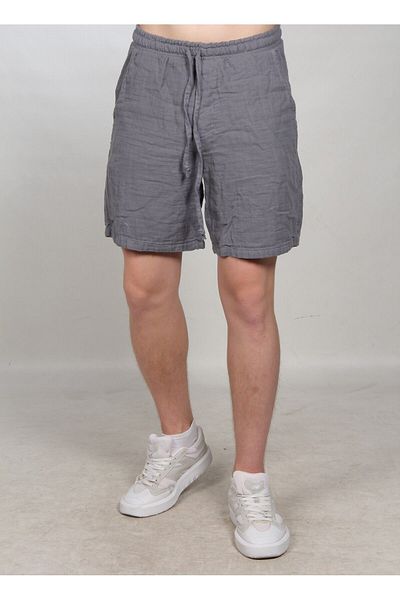 bomull textıle Men's Muslin Shorts - Relaxed Fit