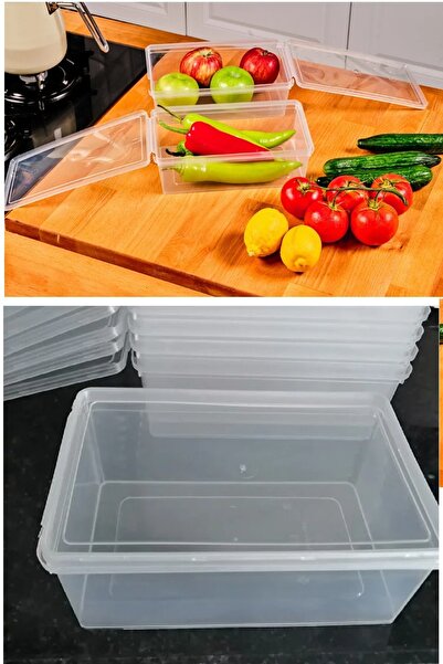 naque Storage Container 5 Pieces 2 Lt Ziplock Freezer Microwave Food Toy Food Coffee Material Food Box