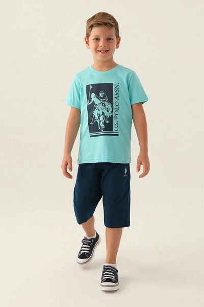 U.S. Polo Assn. Boy's Licensed Sword Capri Set